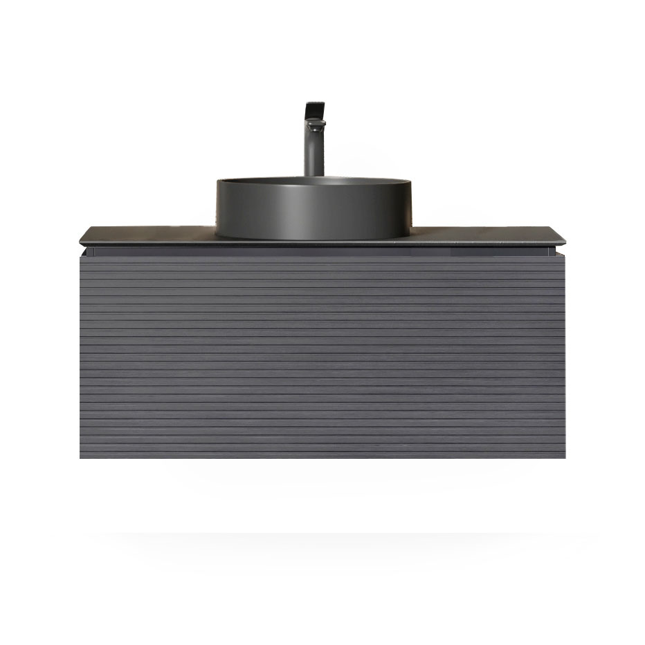 Тумба Stone 100 подвесная антрацит