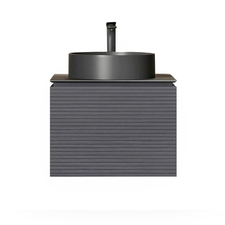 Тумба Stone 60 подвесная антрацит