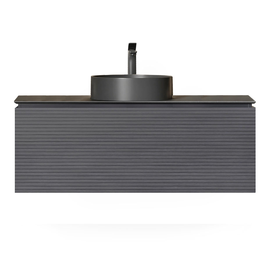 Тумба Stone 120 подвесная антрацит