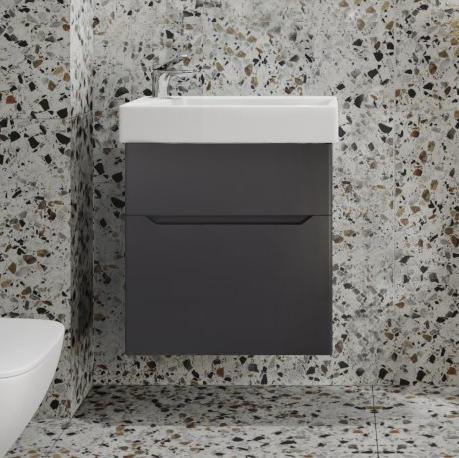 Тумба Folk 55 подвесная Антрацит