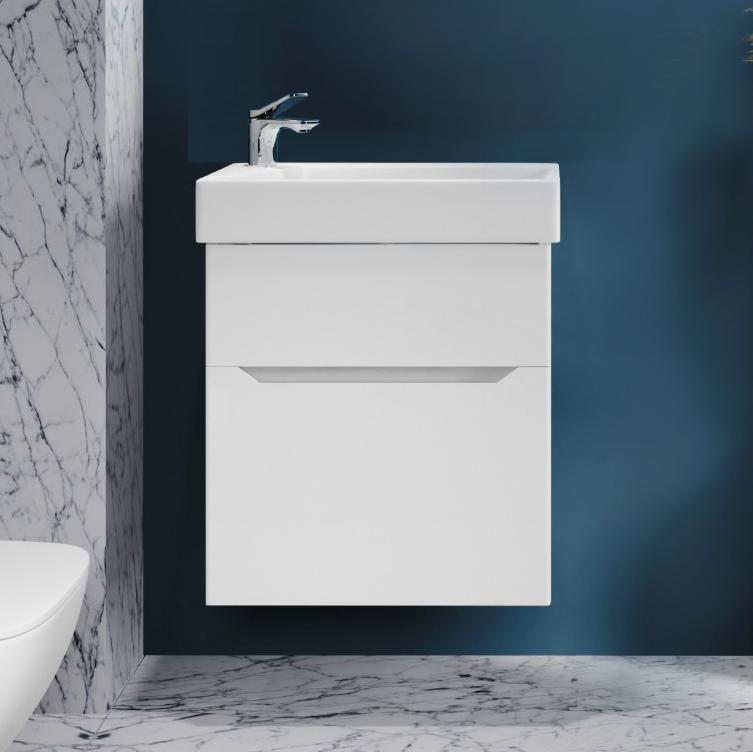 Тумба Folk 55 подвесная Белая