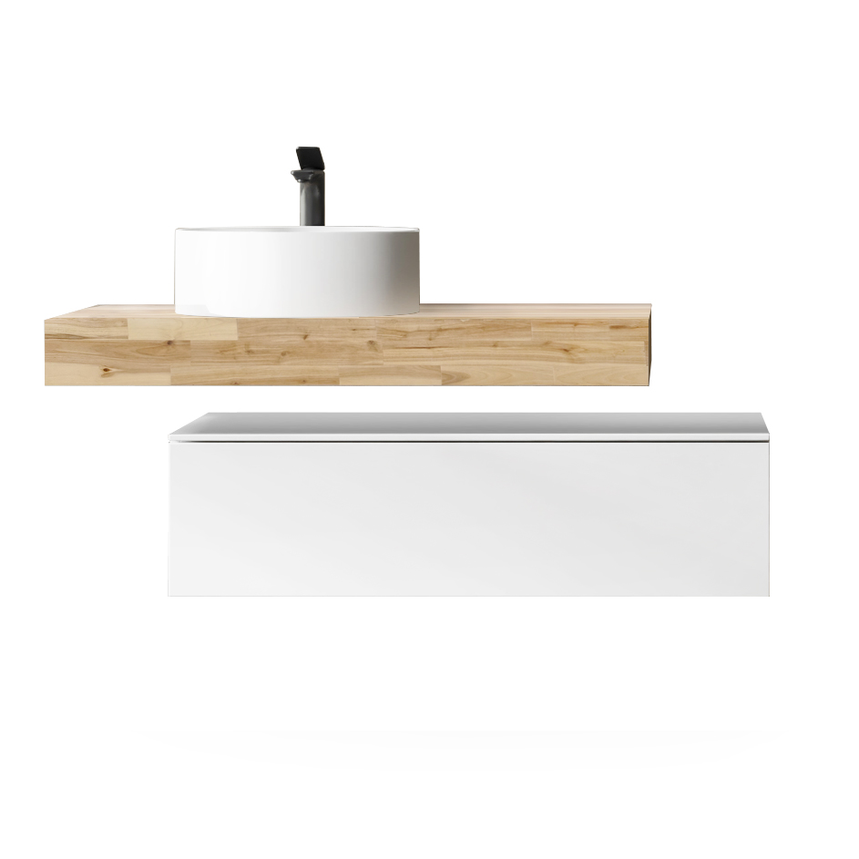 Тумба Modulare 60 подвесная белая