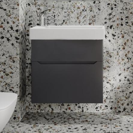 Тумба Folk 65 подвесная Антрацит