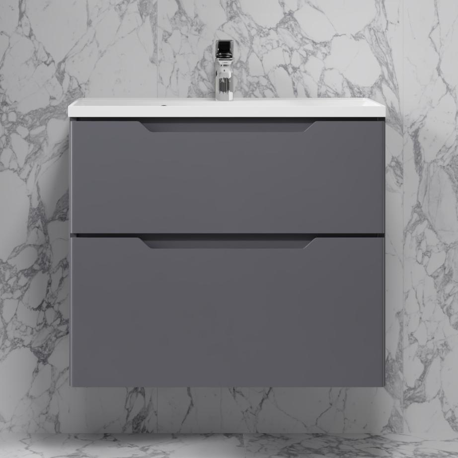 Тумба Slide 65 подвесная антрацит