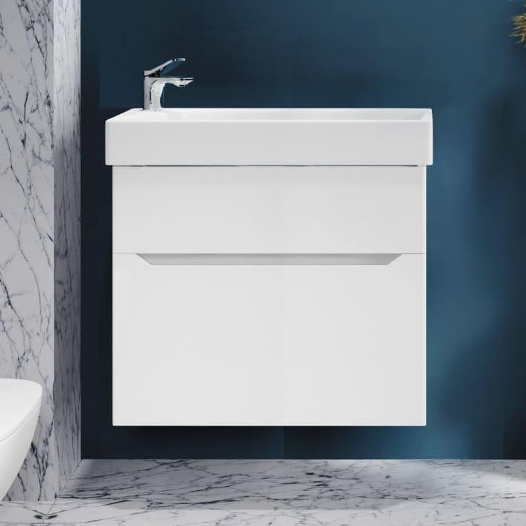 Тумба Folk 65 подвесная Белая