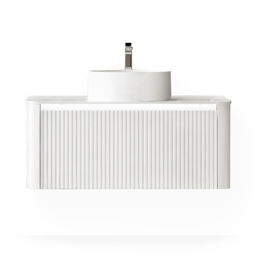 Тумба Lumino 100 подвесная белая