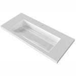 Раковина Luxor 100 с щелевым сливом