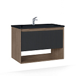 Тумба Tossony 90 подвесная Дуб Самдал/Антрацит