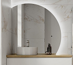Зеркало Solis new 106 (полукруг) с подсветкой и бесконтактным включателем
