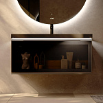 Тумба Notte 100 подвесная Dark Grey