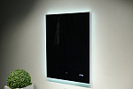Зеркало Kvadro 60 с подсветкой и часами